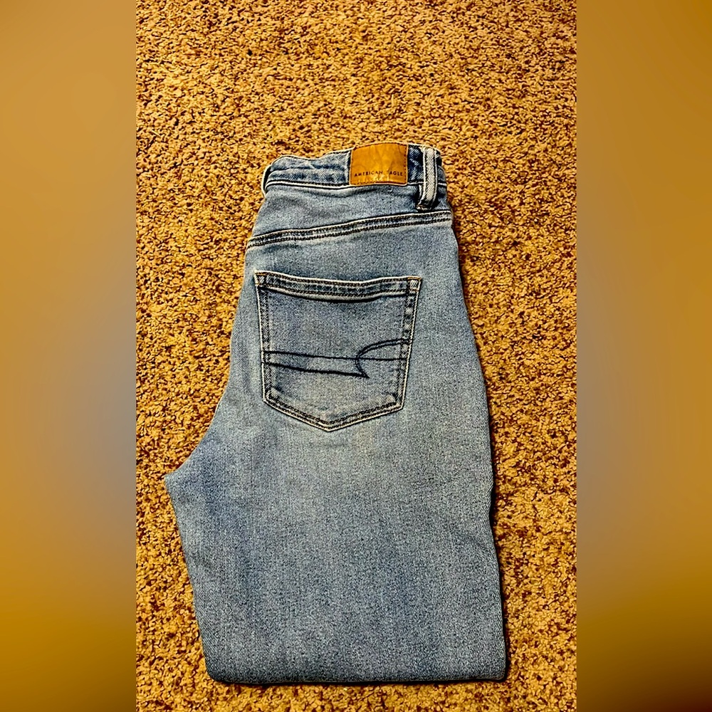 American Eagle Blue Jeans.